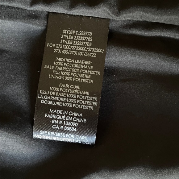 Z Supply quilted faux leather cropped jacket. Size M - Picture 6 of 10